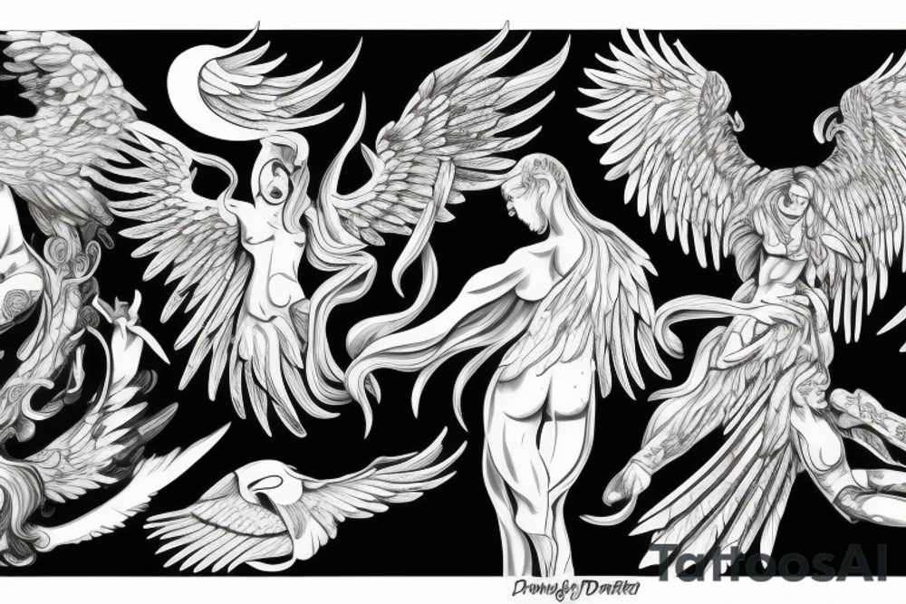 Icarus tattoo idea