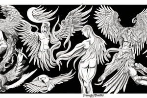 Icarus tattoo idea