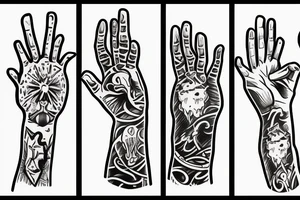 praying hands tattoo idea