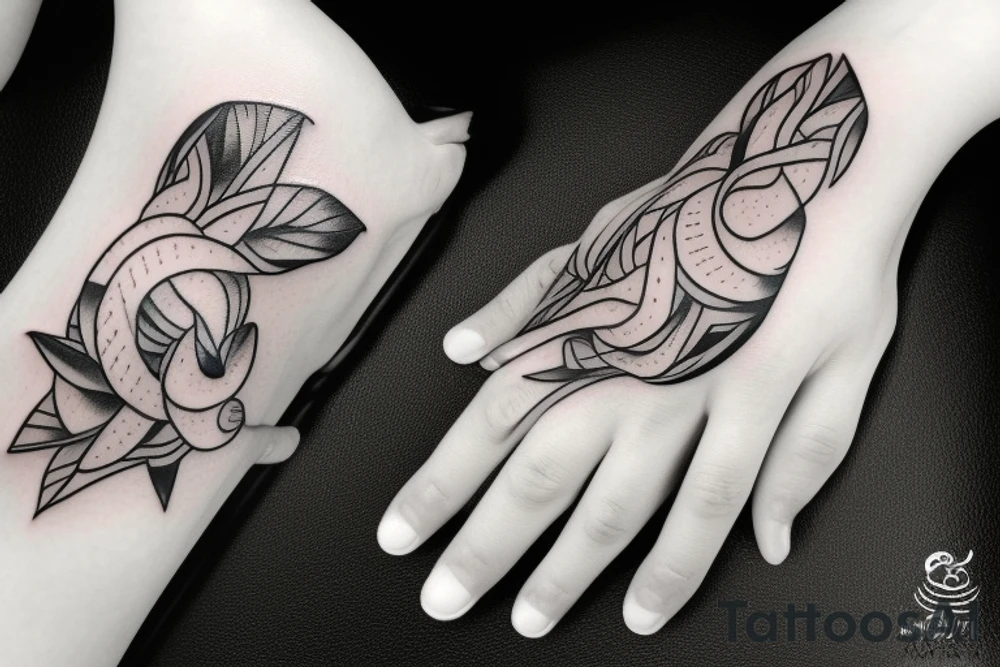 praying hands tattoo idea