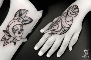 praying hands tattoo idea