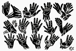 prayer hands tattoo idea