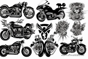 Motorcycle poker god movies tattoo idea