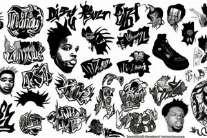 denzel curry tattoo idea
