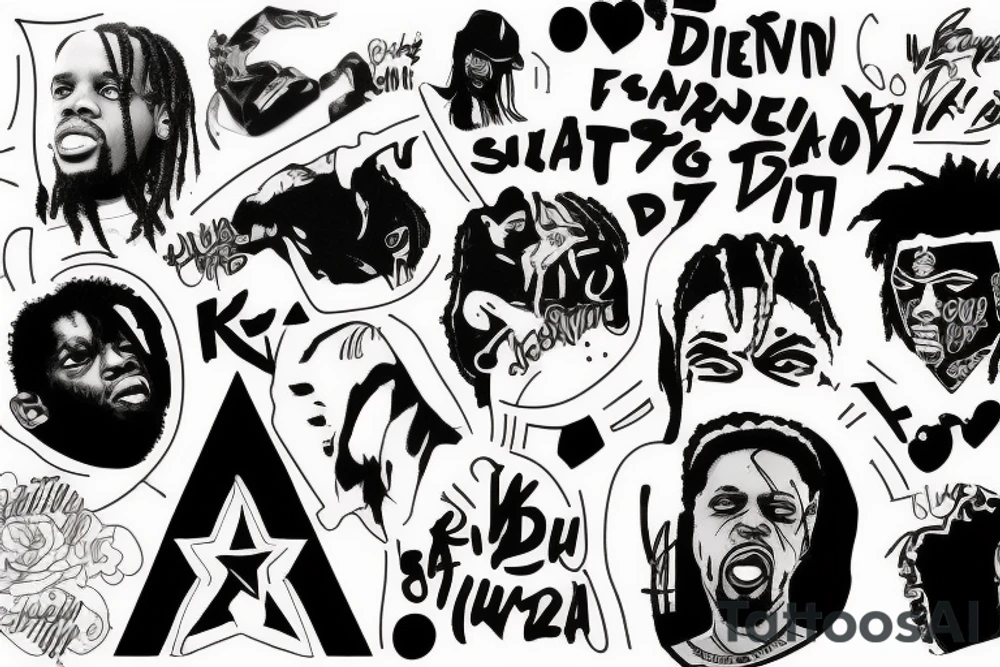 denzel curry song lyrics tattoo idea