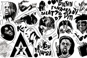 denzel curry song lyrics tattoo idea