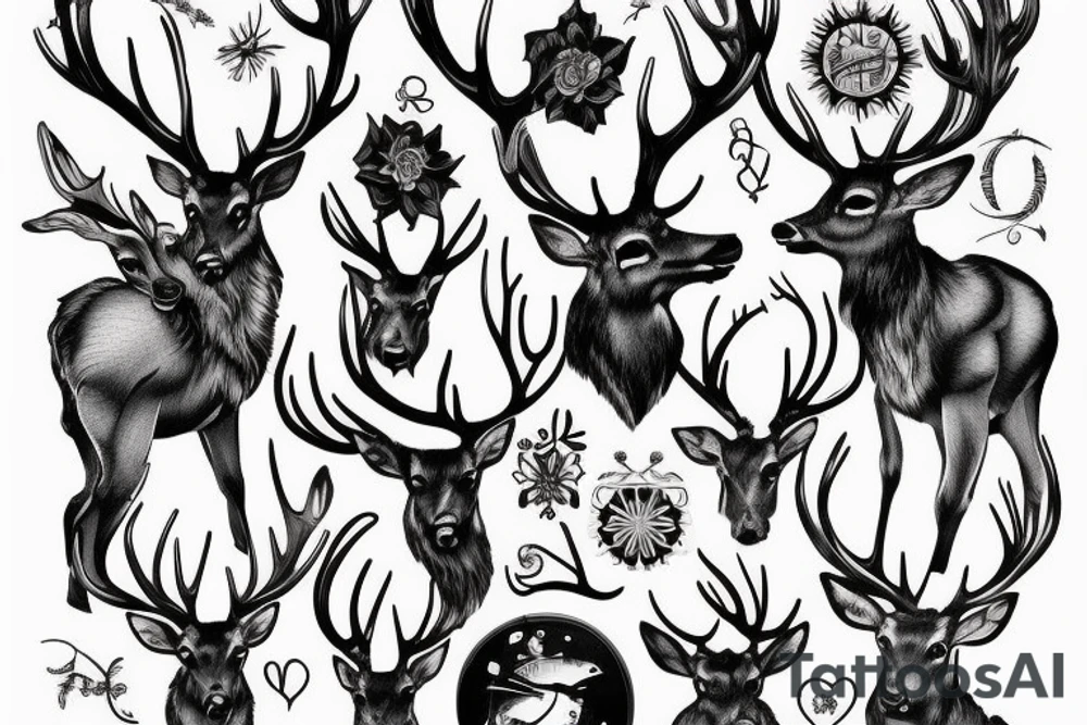 A Stag tattoo idea