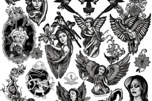 Saint Michael tattoo idea