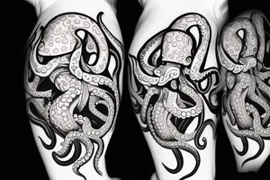 evil octopus tattoo idea