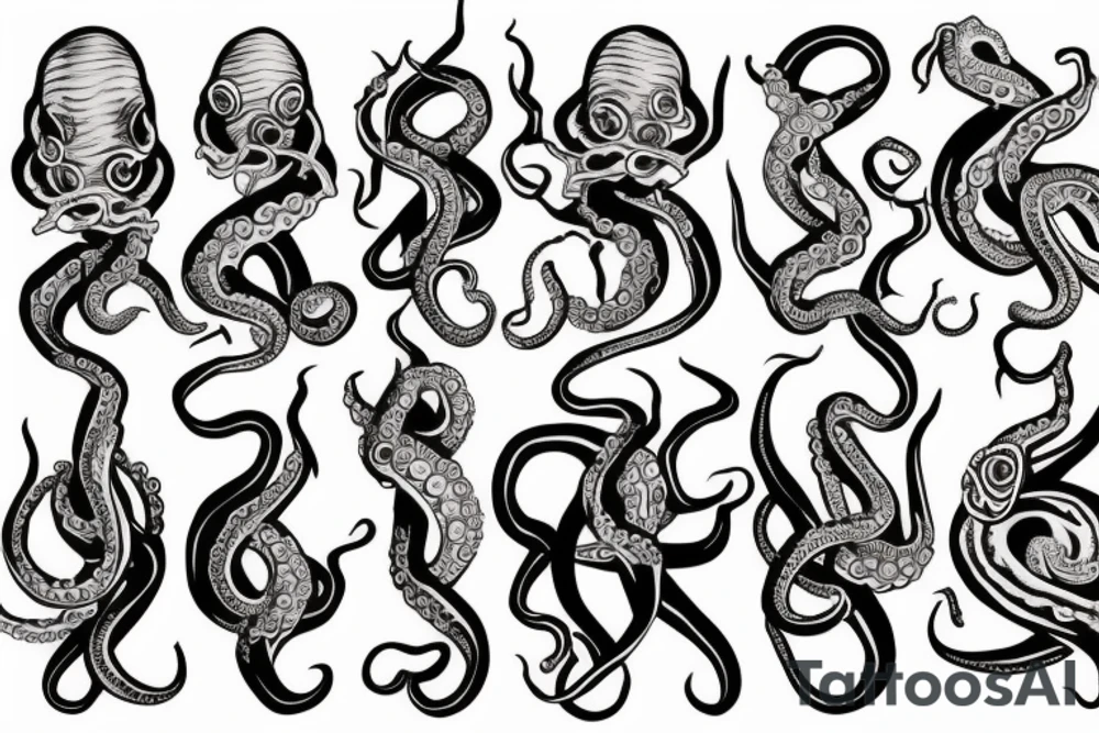 evil octopus tattoo idea