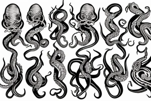 evil octopus tattoo idea