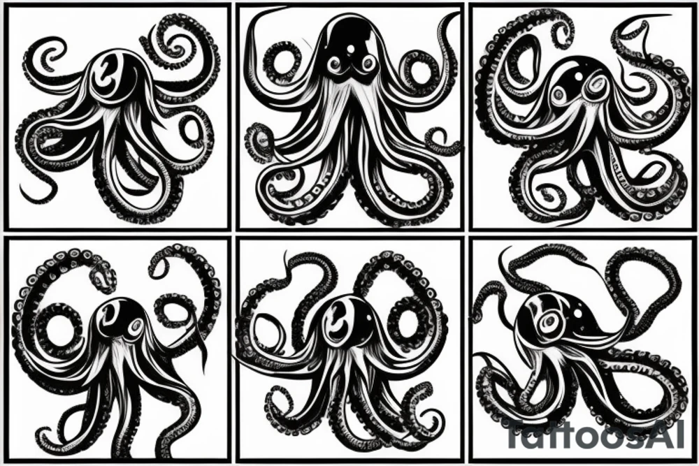 evil octopus tattoo idea