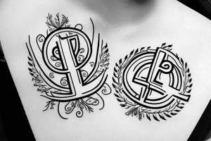 A psi greek letter tattoo idea