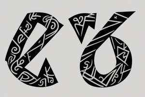 A psi greek letter tattoo idea