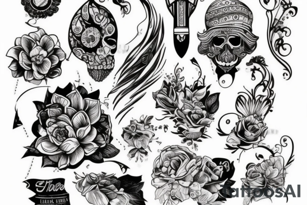 Эпичный титан в стиле древних греков tattoo idea