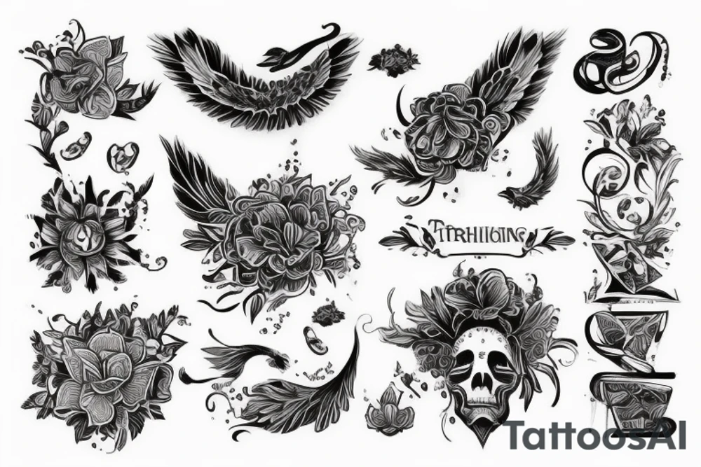 Эпичный титан в стиле древнегреческих богов tattoo idea