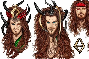 Canaanite meets viking age tattoo idea