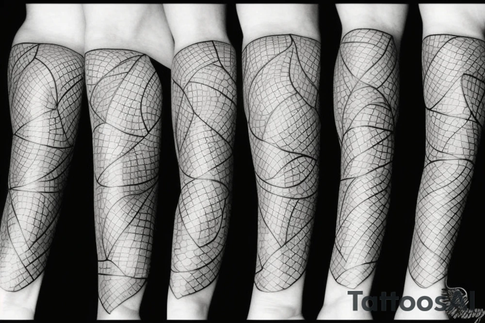 Vine leaves tattoo idea