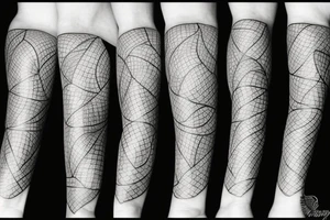 Vine leaves tattoo idea