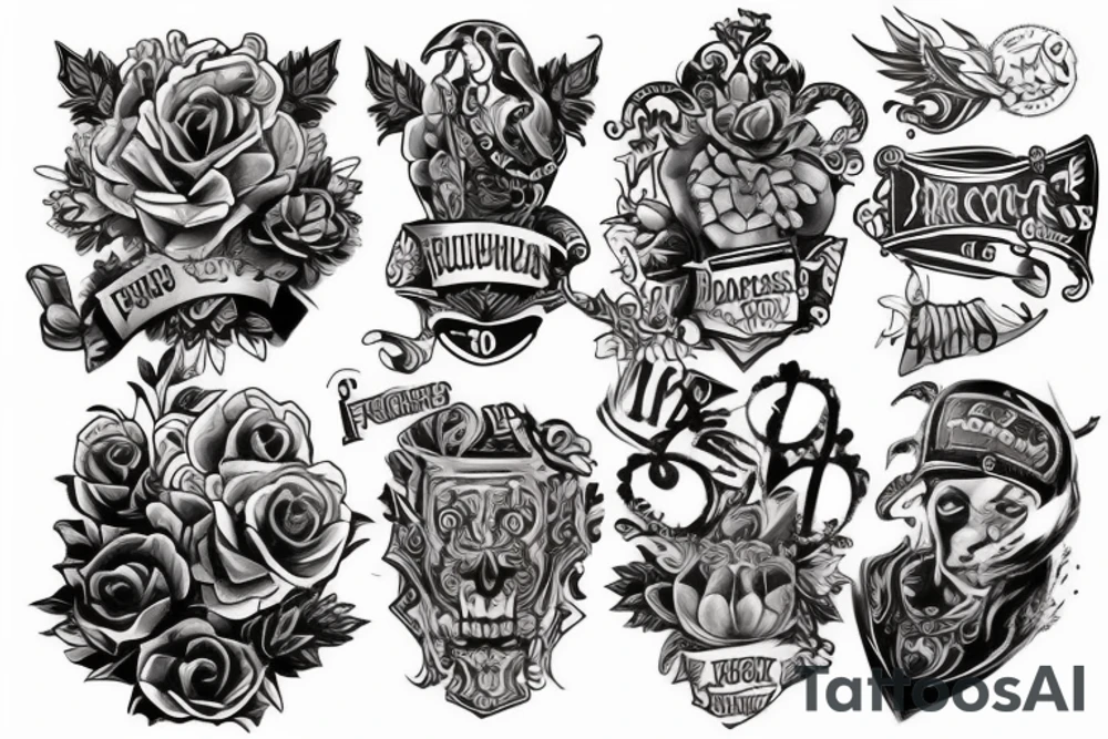 Два парных дракона фурии на разных руках tattoo idea
