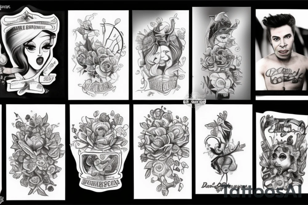 Два парных дракона фурии беззубик tattoo idea