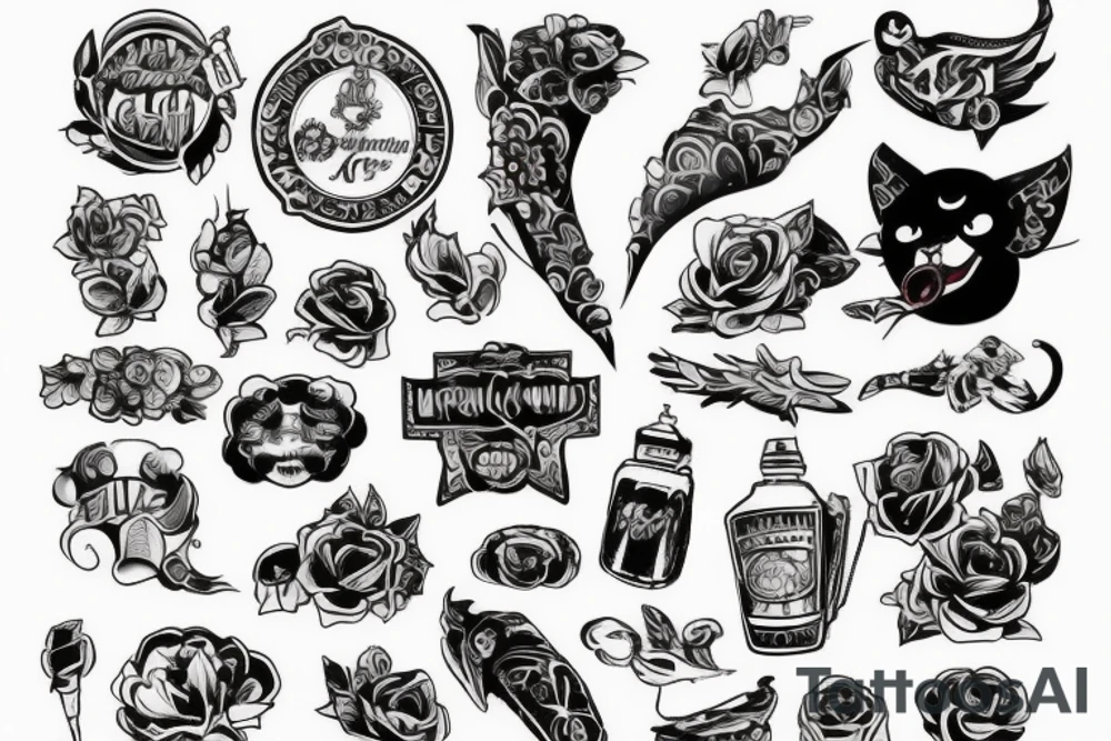 Два парных дракона фурии беззубик tattoo idea