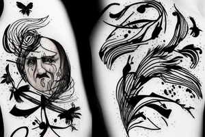 Edward scissors tired tattoo idea