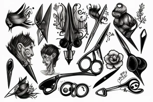Edward scissors tired tattoo idea