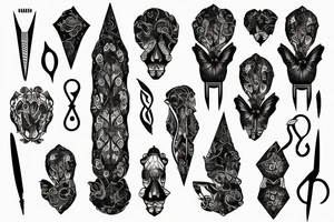 Edward scissors tattoo idea