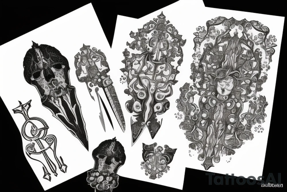 Edward scissors tattoo idea