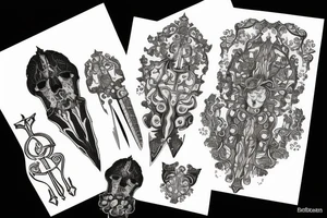 Edward scissors tattoo idea