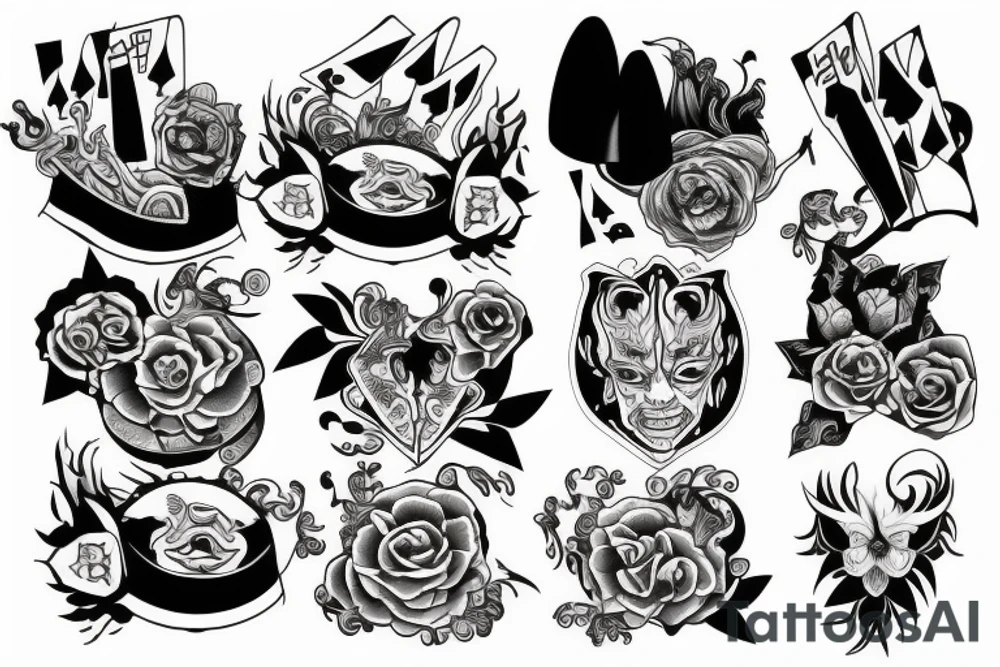 Blackjack tattoo idea
