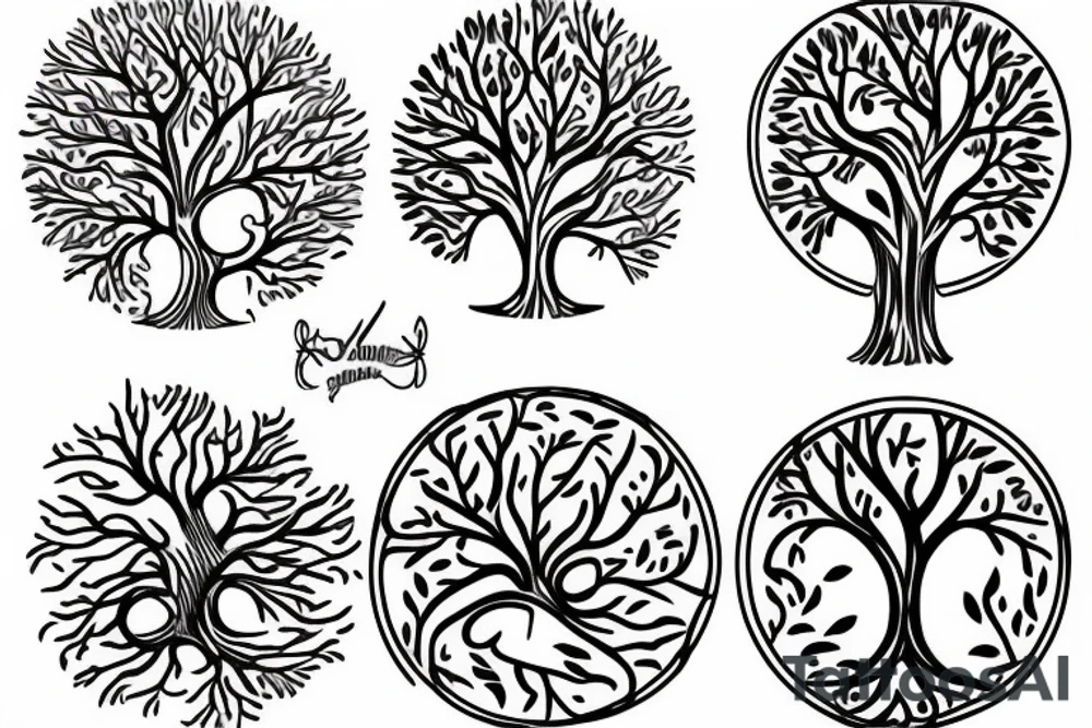 tree of life tattoo idea