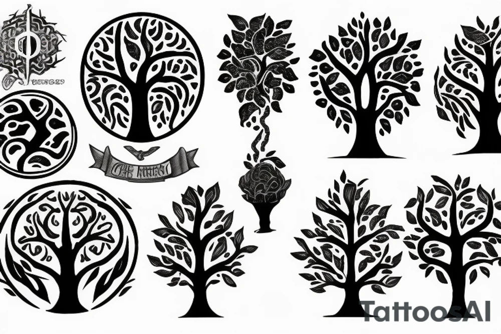 tree of life tattoo idea