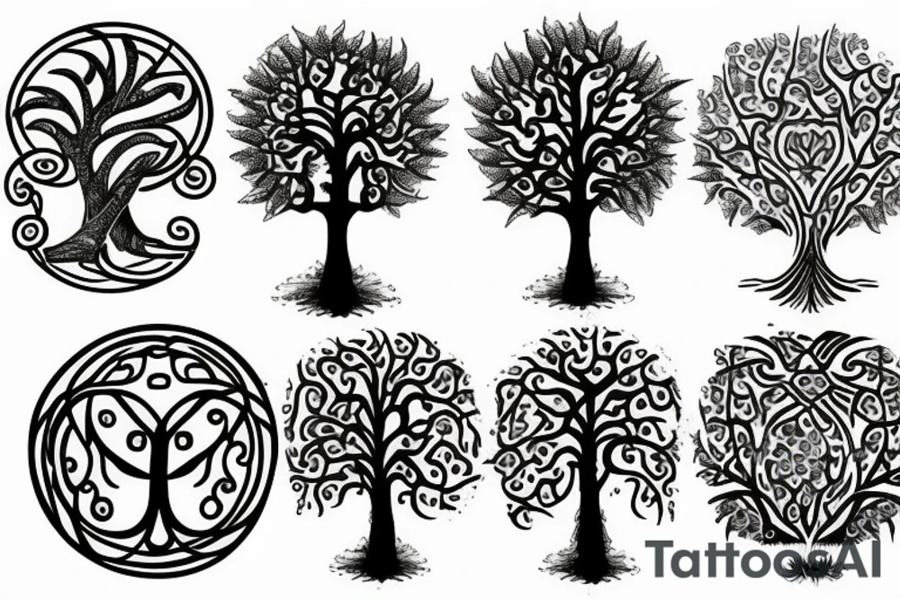 tree of life tattoo idea