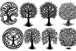 tree of life tattoo idea