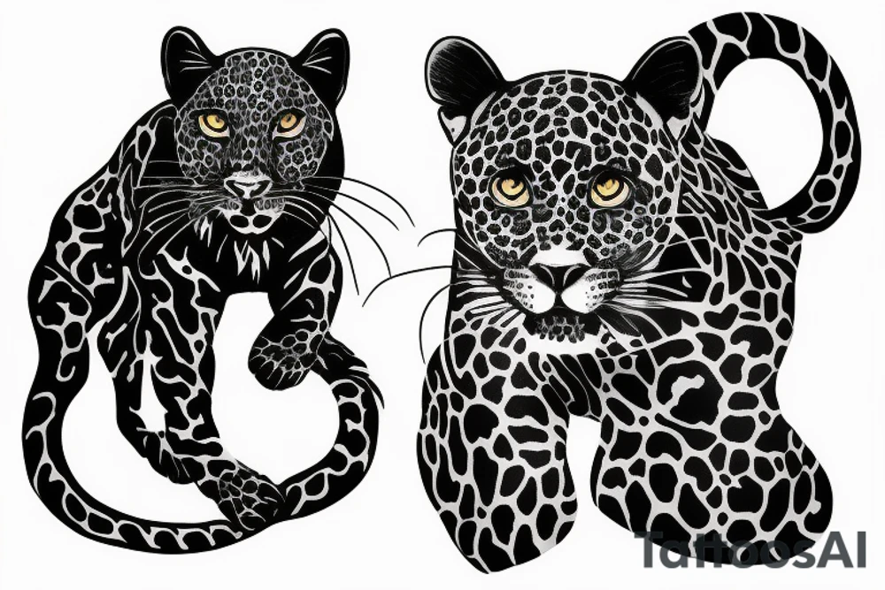 Black Leopard tattoo idea