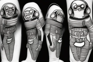 infinity loop 3d commander keen tattoo idea