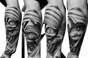 infinity loop 3d commander keen tattoo idea