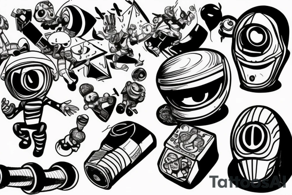 infinity loop 3d commander keen tattoo idea