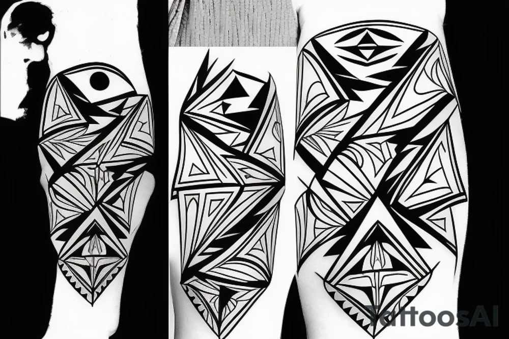 Mt Rainer Native American tattoo idea