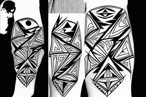 Mt Rainer Native American tattoo idea