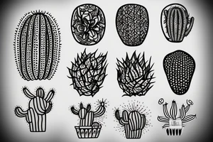 Cactus tattoo idea