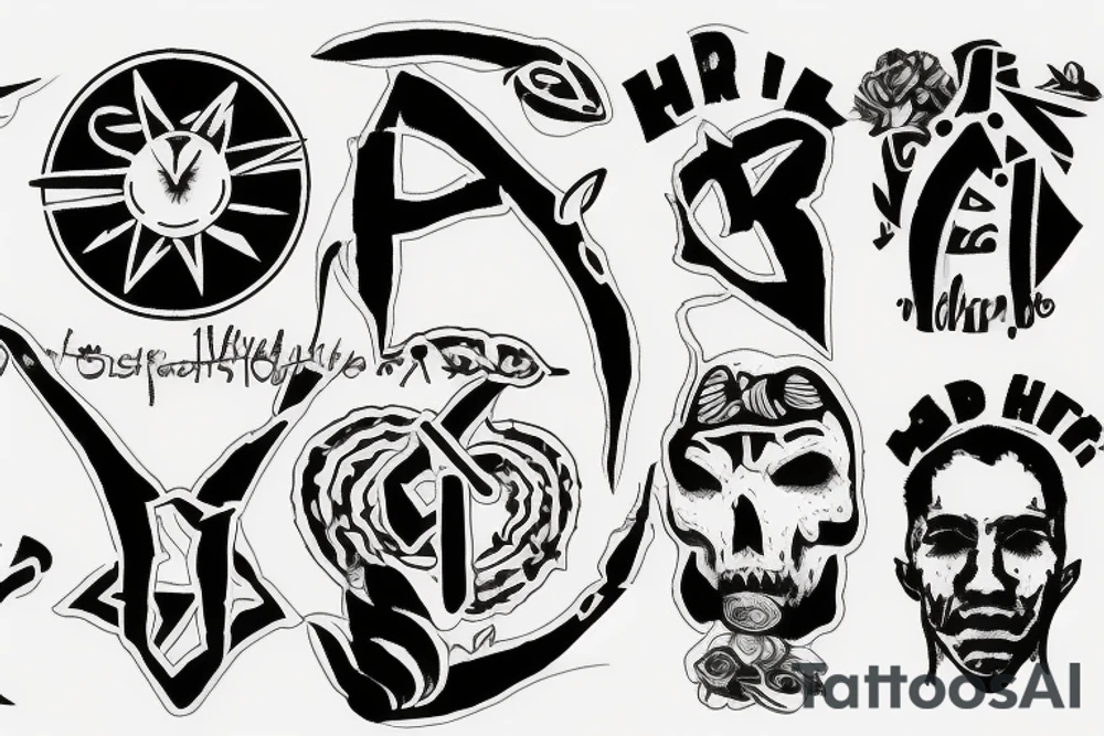 RHCP logo tattoo tattoo idea