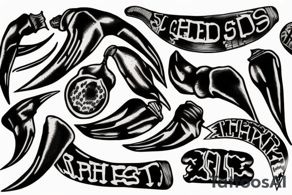 red hot chilli peppers band logo tattoo idea