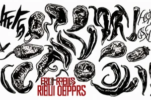 red hot chilli peppers band logo tattoo idea