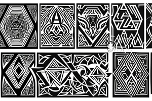 amazigh wolf tattoo idea