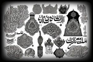 piece written in arabic tattoo idea