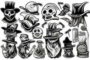 plague doctor mentos morti tattoo idea