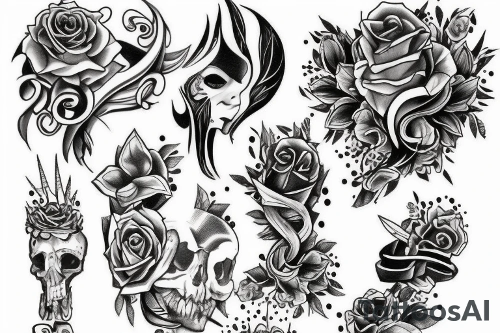 full leg tattoo tattoo idea